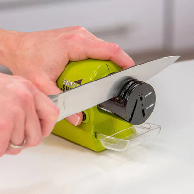 Motorized knife sharpener